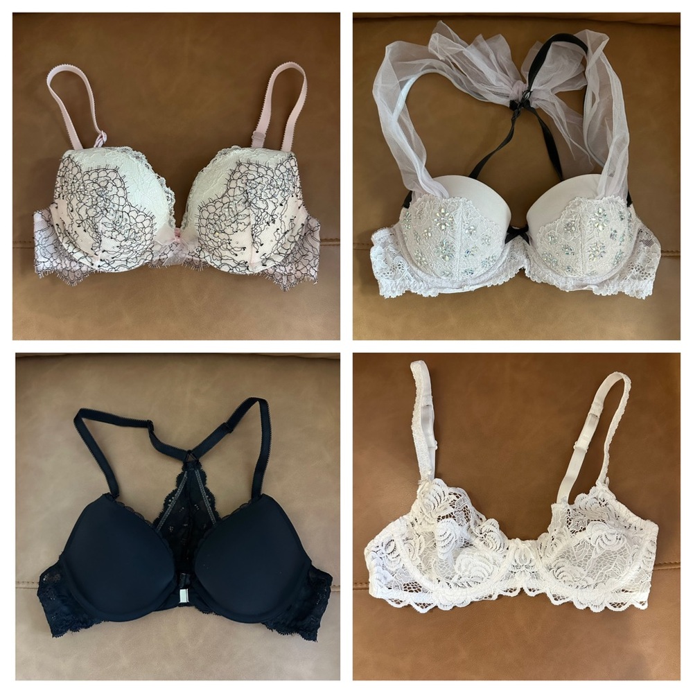 Bundle of like new bras size 32B!
